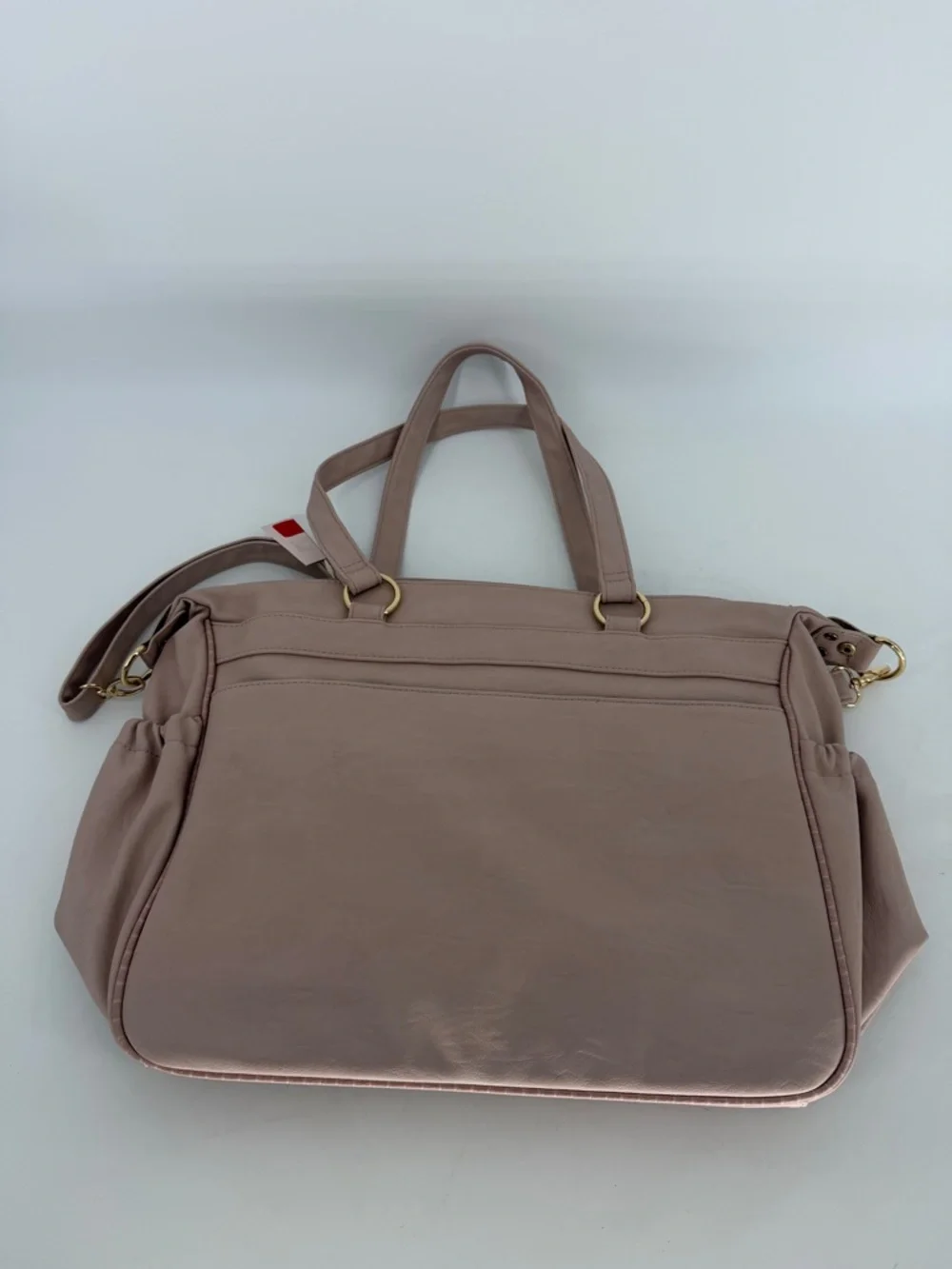NWT Laura Jones Vegan Leather Baby Napper Bag Travel Tote Bag